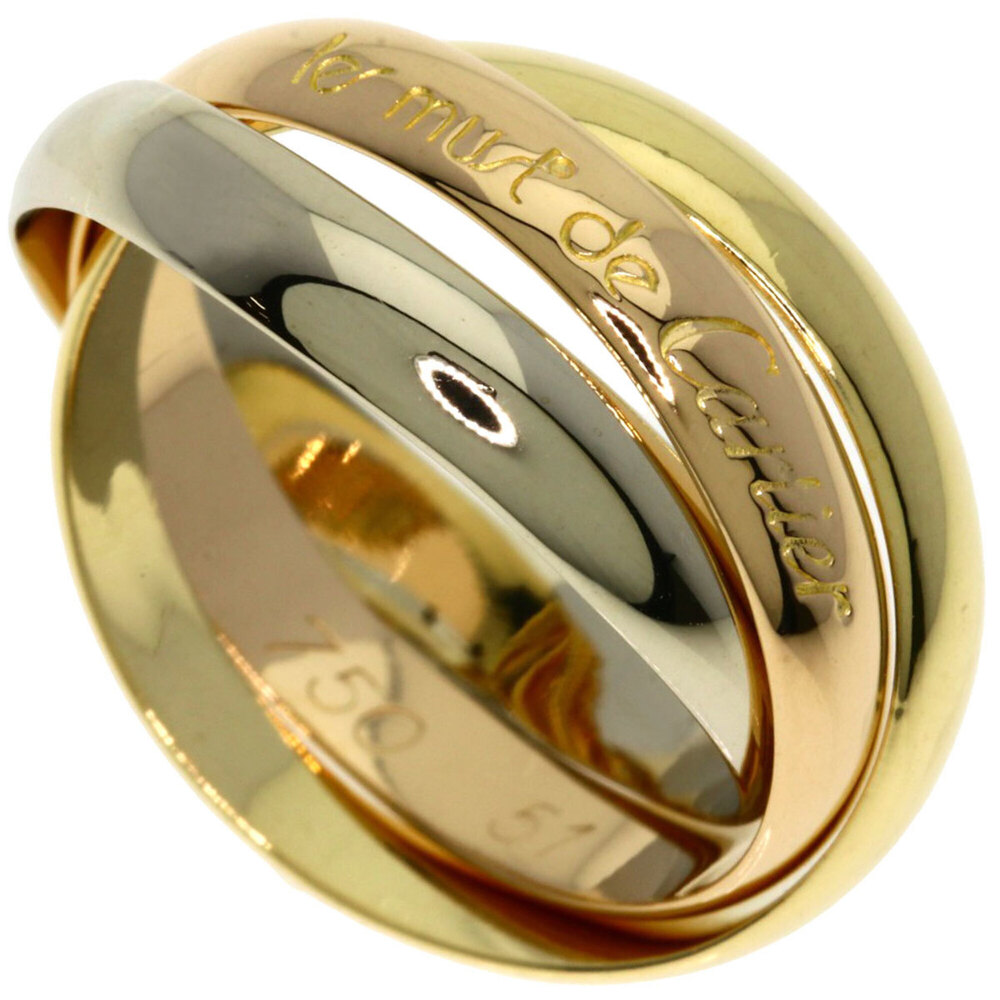Cartier Trinity #51 Ring - 18K Yellow Gold/18K Pink White Gold Women's CARTIER